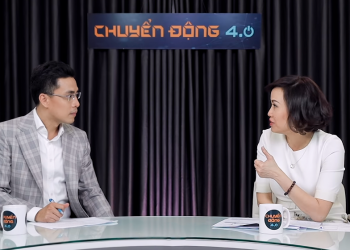 Chị Tiêu Yến Trinh (phải) và Host Quốc Khánh