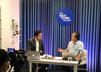 Bác sĩ Trương Hữu Khanh tại chương trình The Quoc Khanh Show